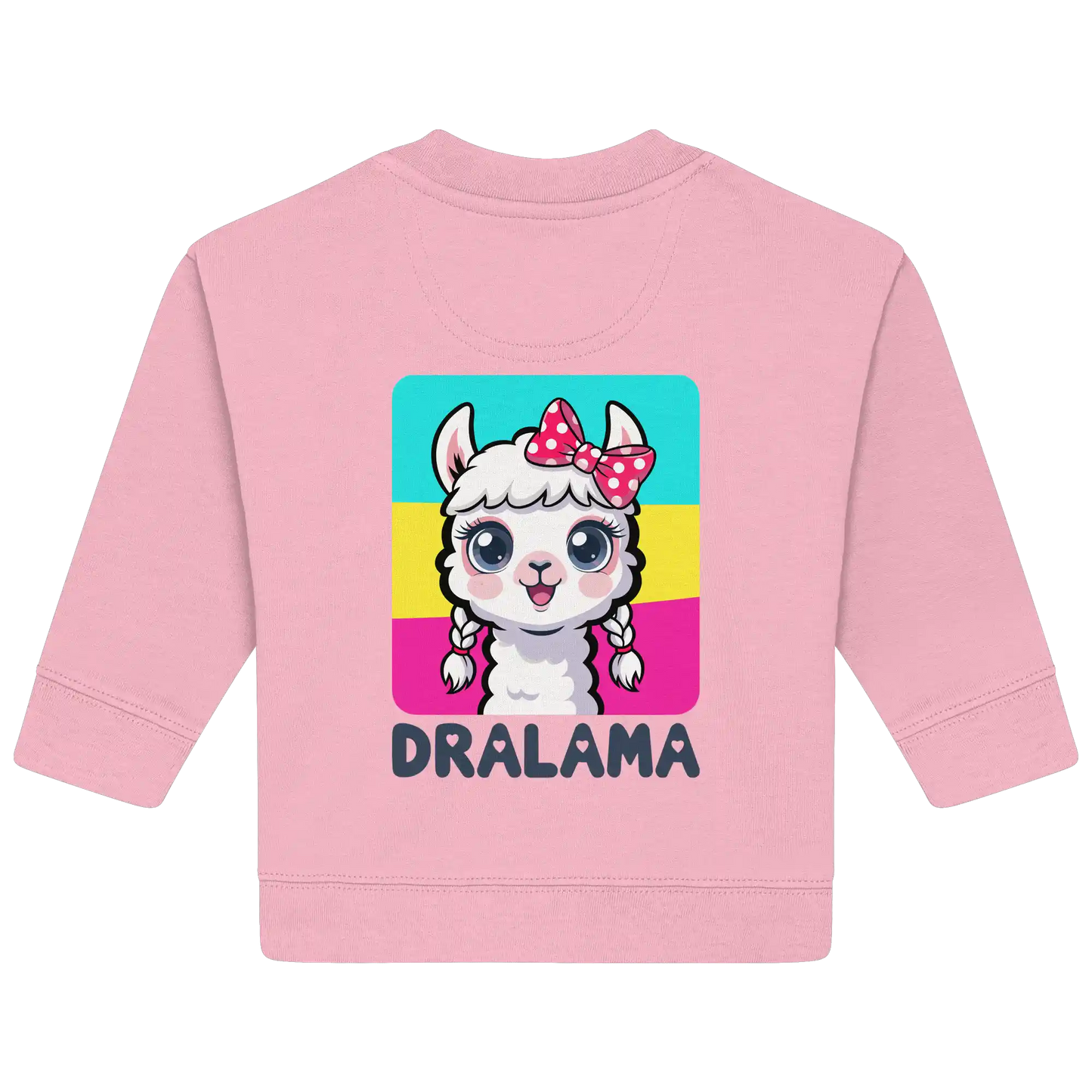 Baby Organic Sweatshirt Backprint Dralama