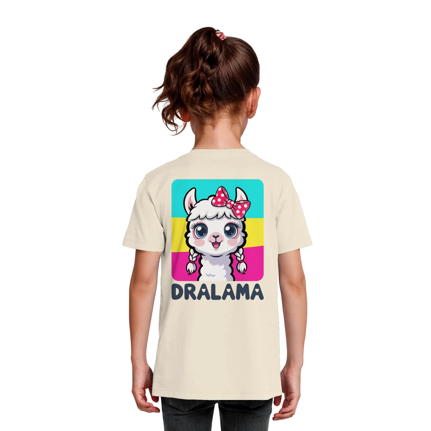 Kids Organic Shirt Backprint Dralama