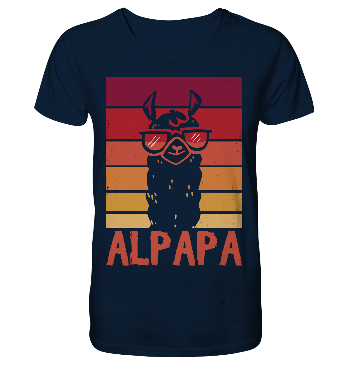 V-Neck Shirt für Papas mit Stil und Humor