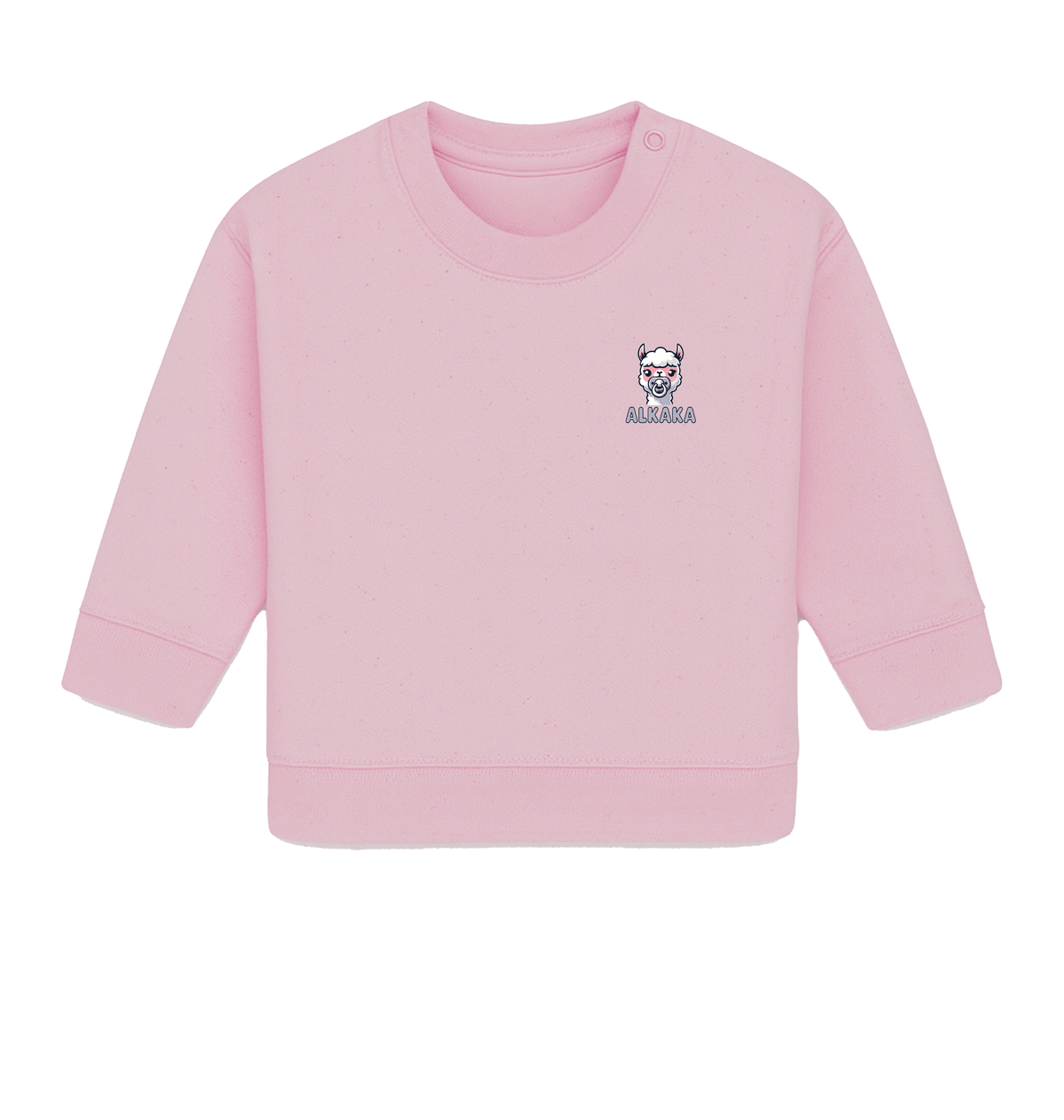 Cotton Pink Printed Kids Jumper Front