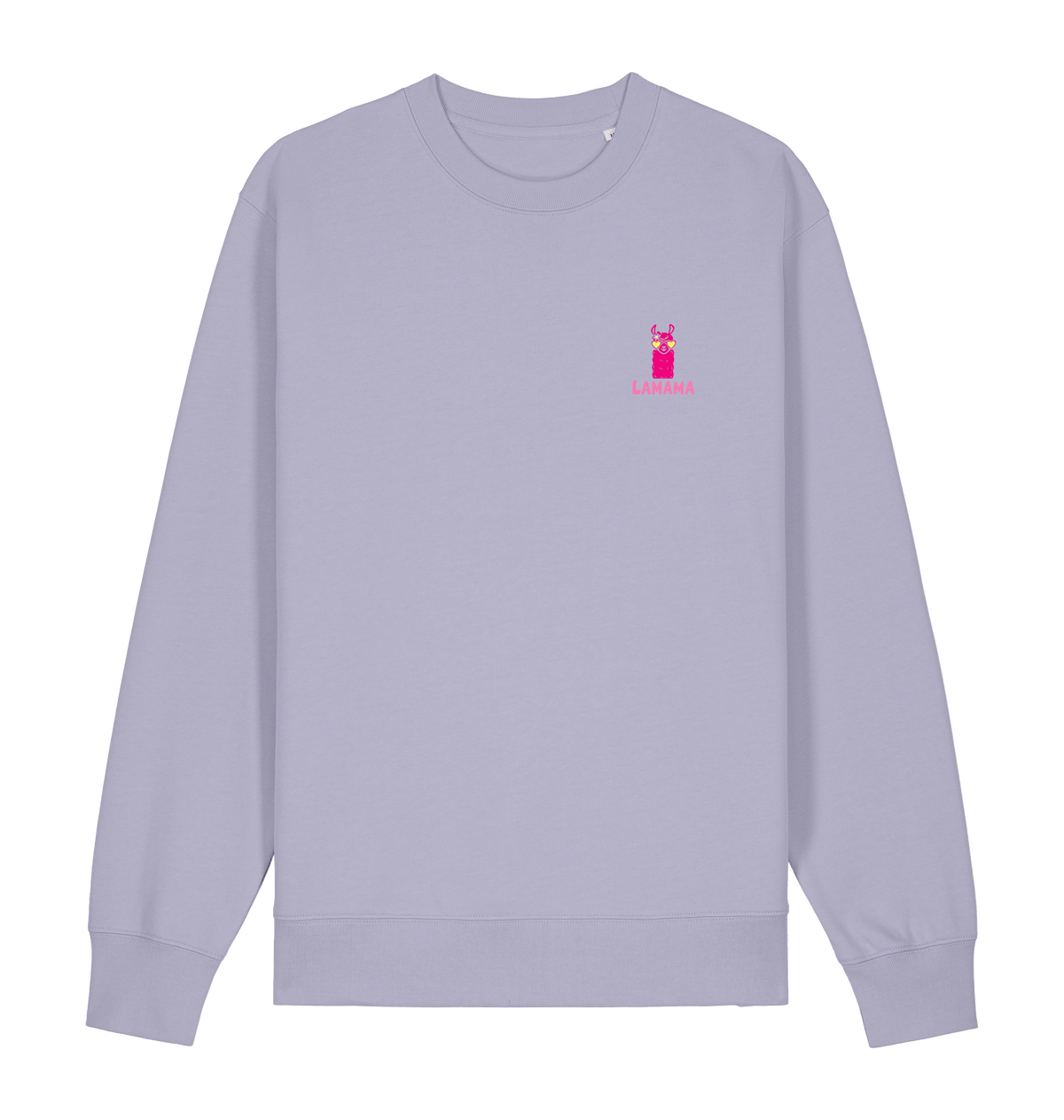 Lavender Printed Sweater Front