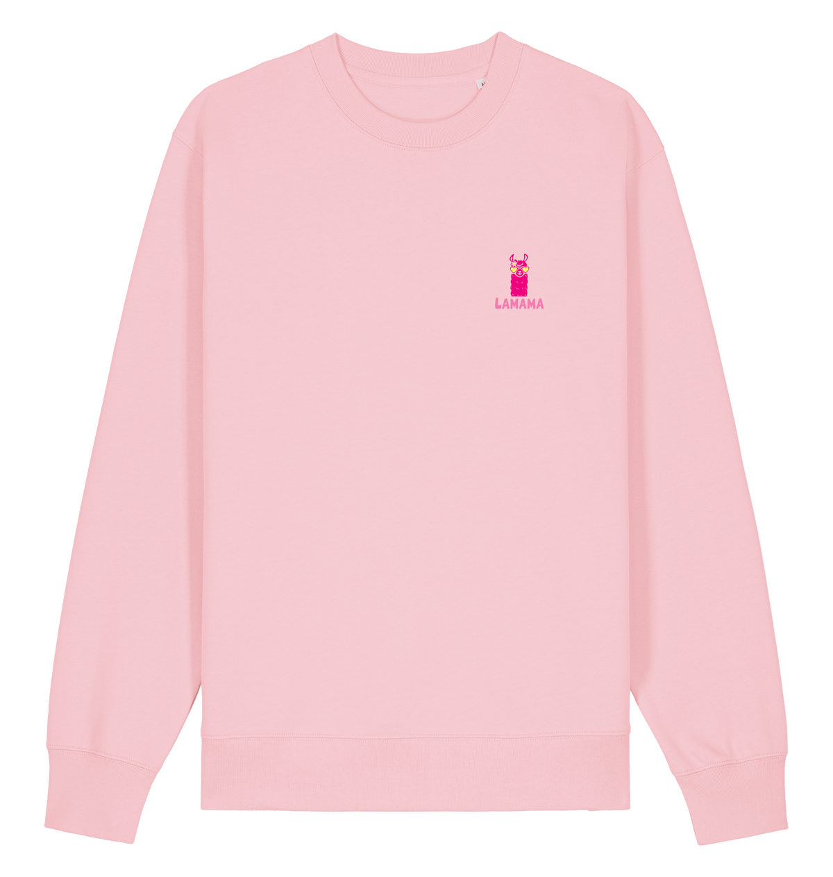 Cotton Pink Printed Sweater Front