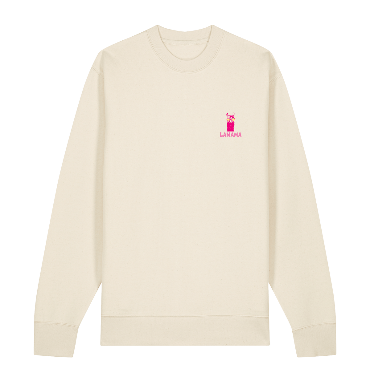 Natural Raw Printed Sweater Front