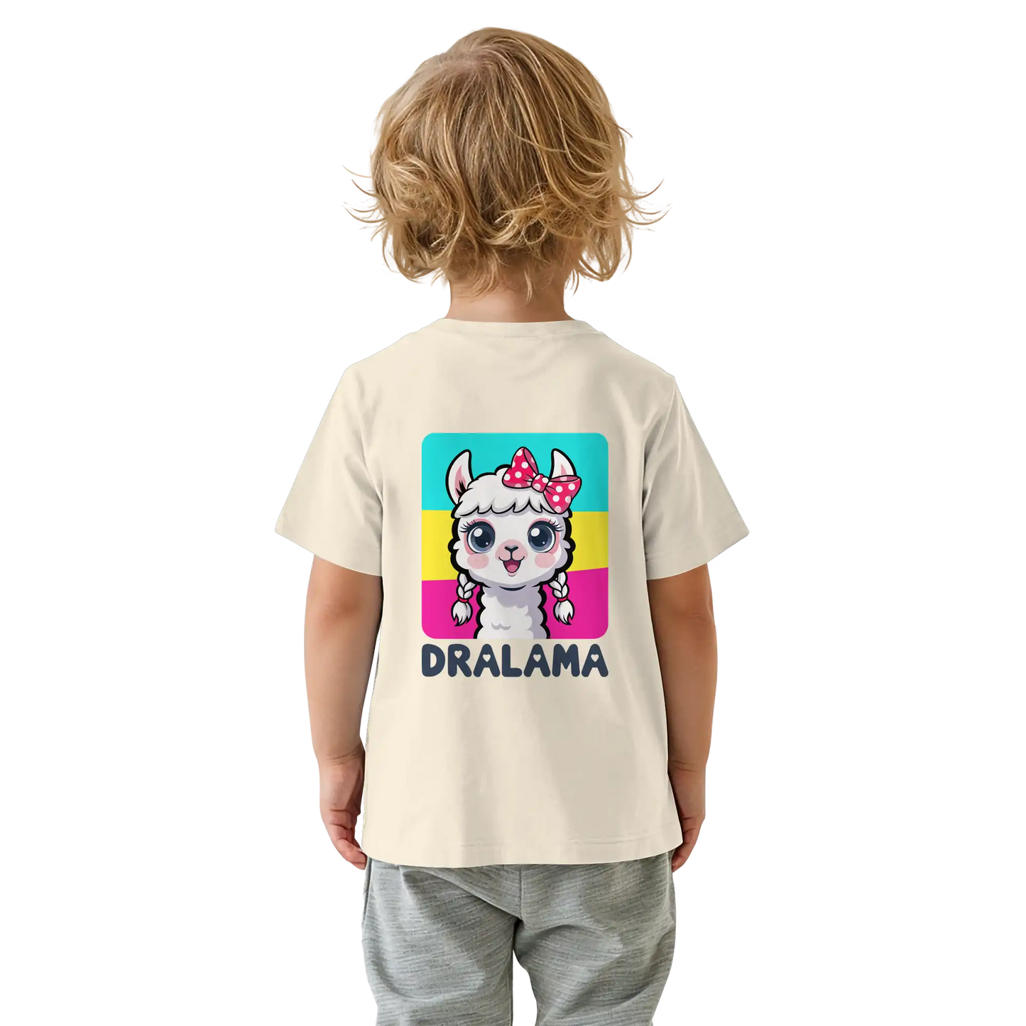 Baby Organic Shirt Backprint Dralama
