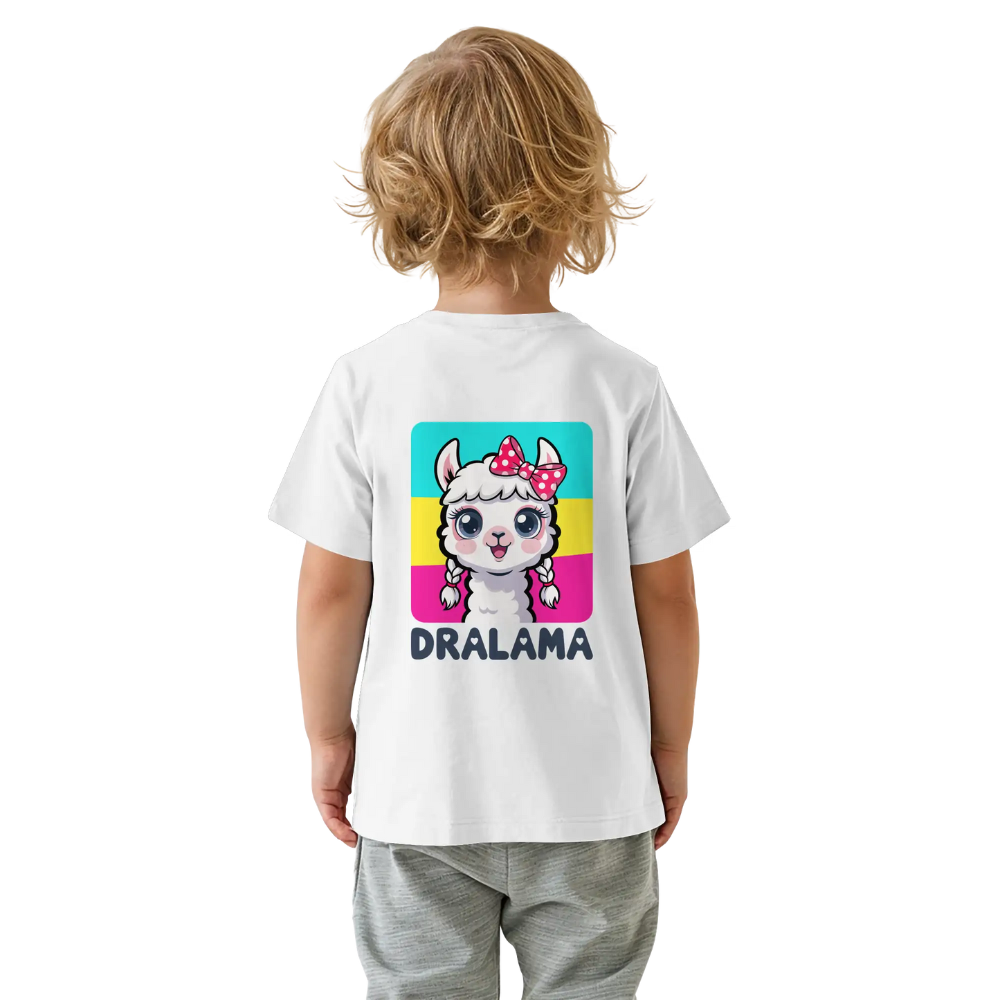 Baby Organic Shirt Backprint Dralama