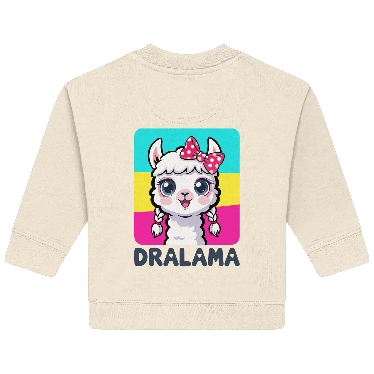 Baby Organic Sweatshirt Backprint Dralama