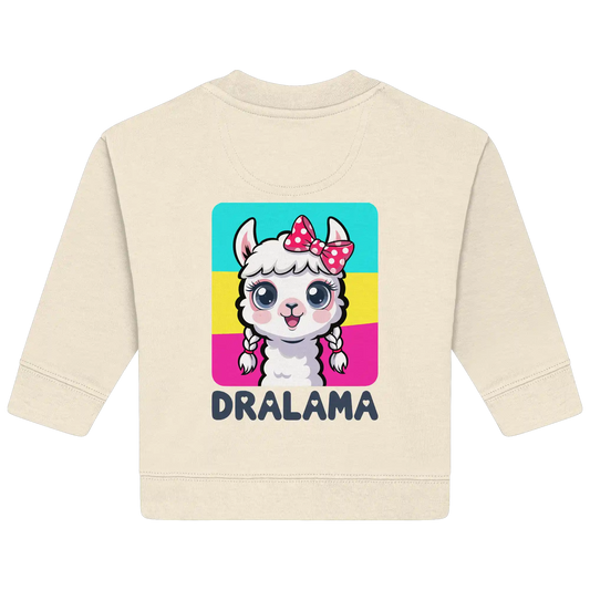 Baby Organic Sweatshirt Backprint Dralama