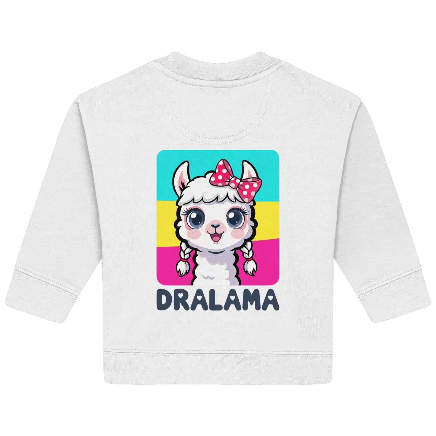 Baby Organic Sweatshirt Backprint Dralama