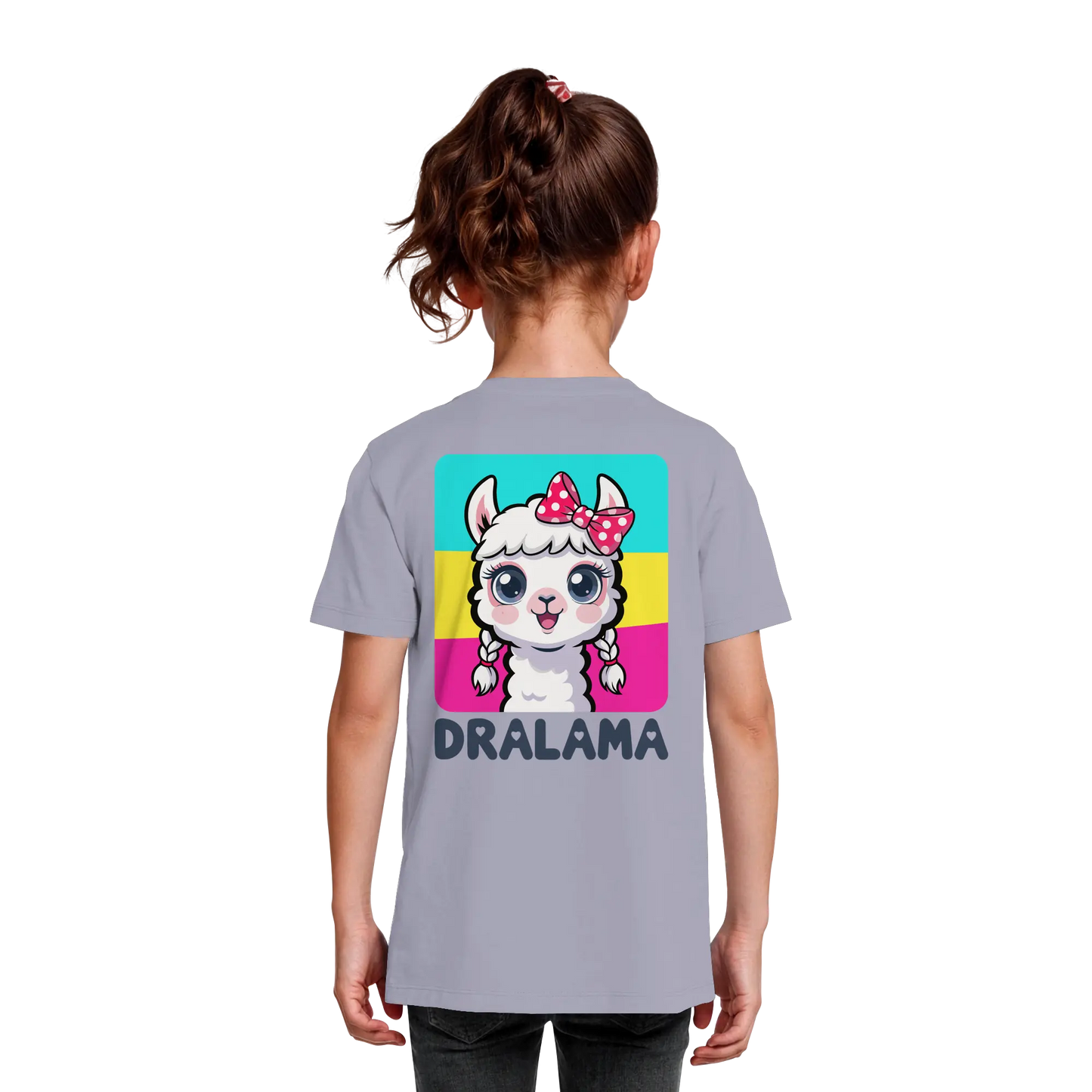 Kids Organic Shirt Backprint Dralama