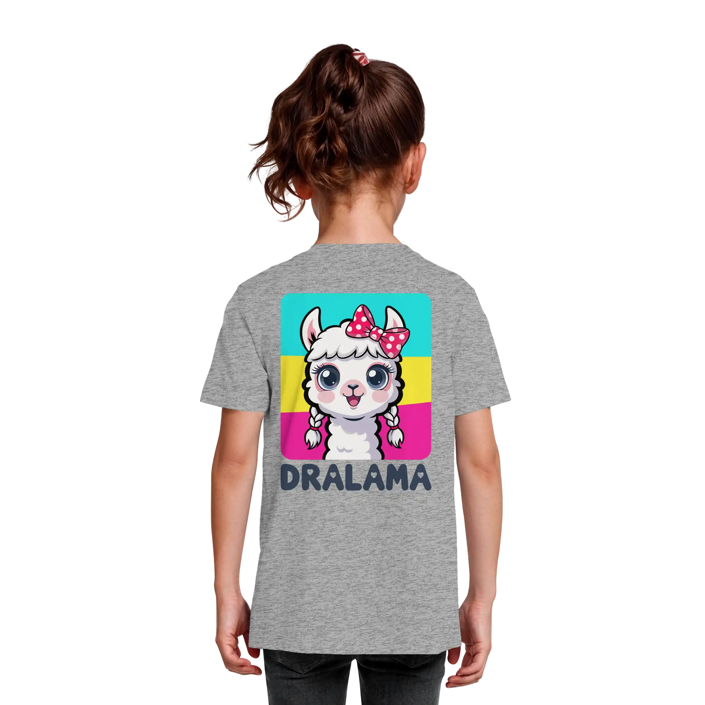 Kids Organic Shirt Backprint Dralama