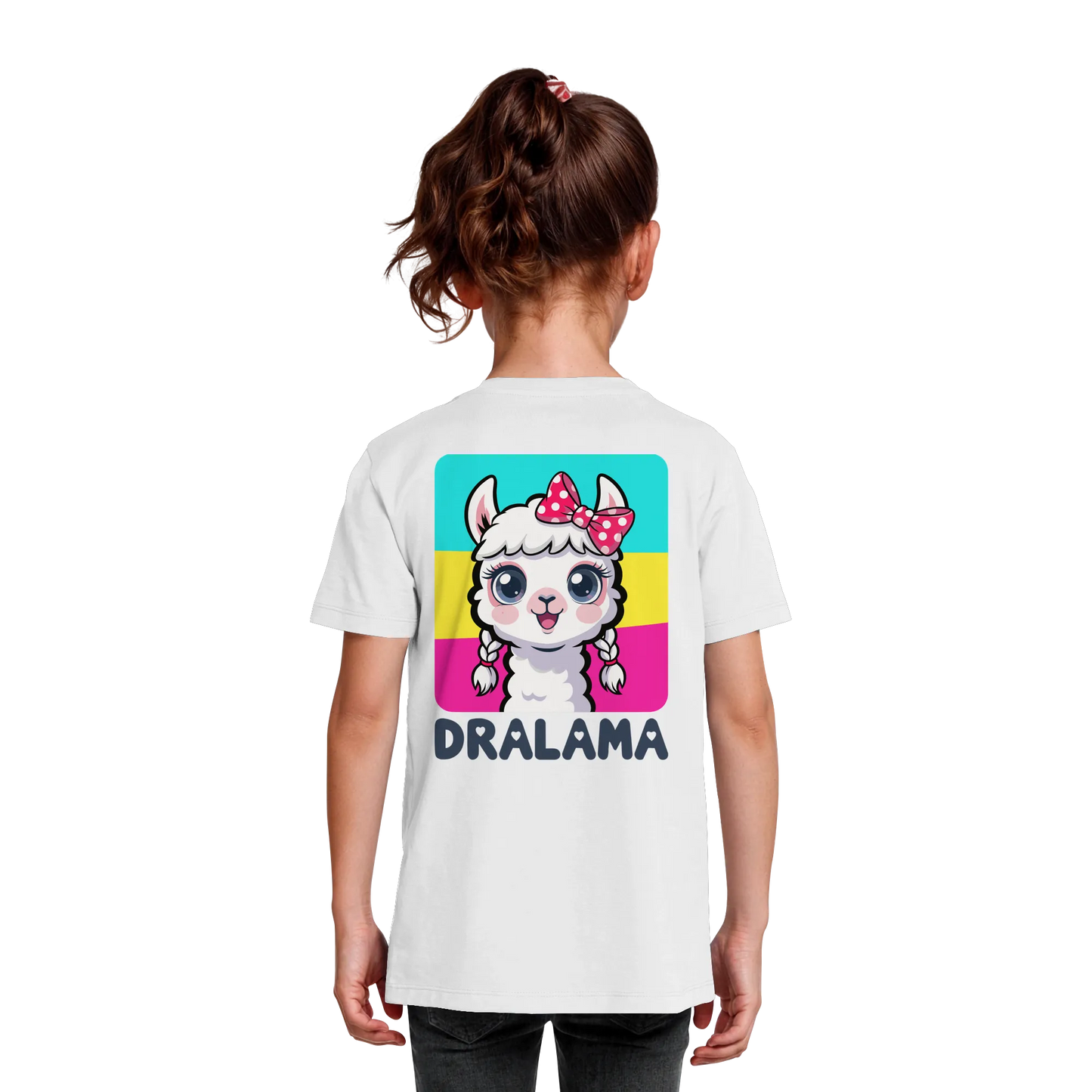 Kids Organic Shirt Backprint Dralama