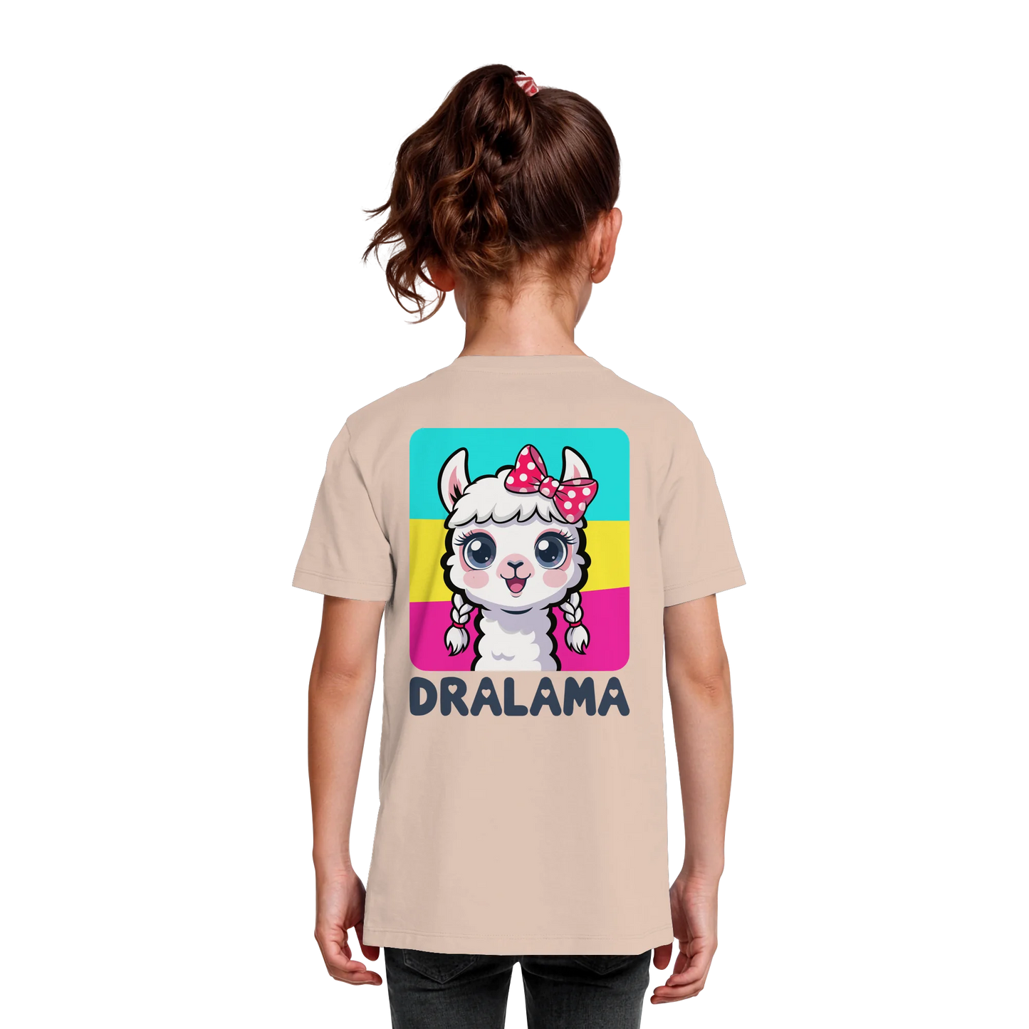 Kids Organic Shirt Backprint Dralama