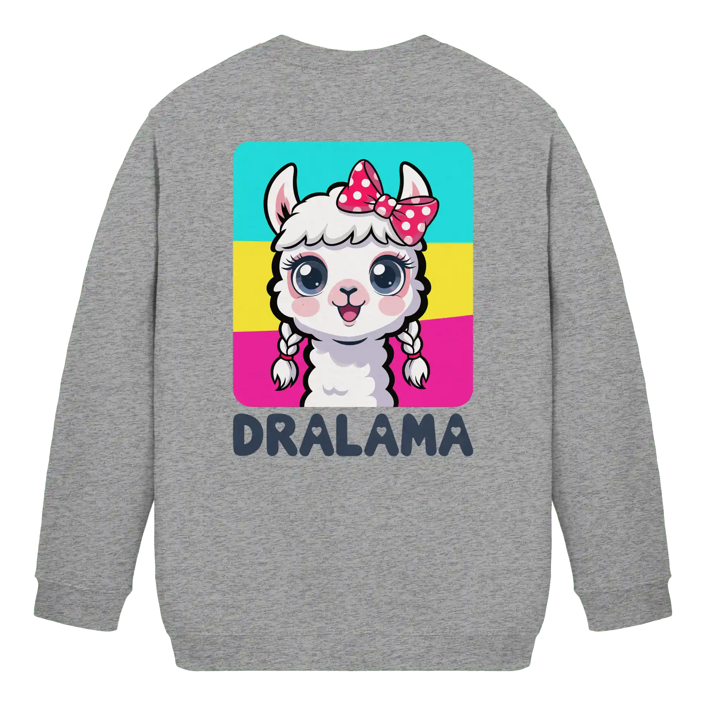 Kids_Sweatshirt_Dralama_Backprint_Grau