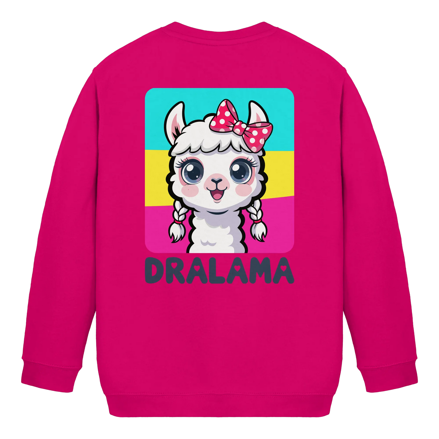 Kids_Sweatshirt_Dralama_Backprint_Pink