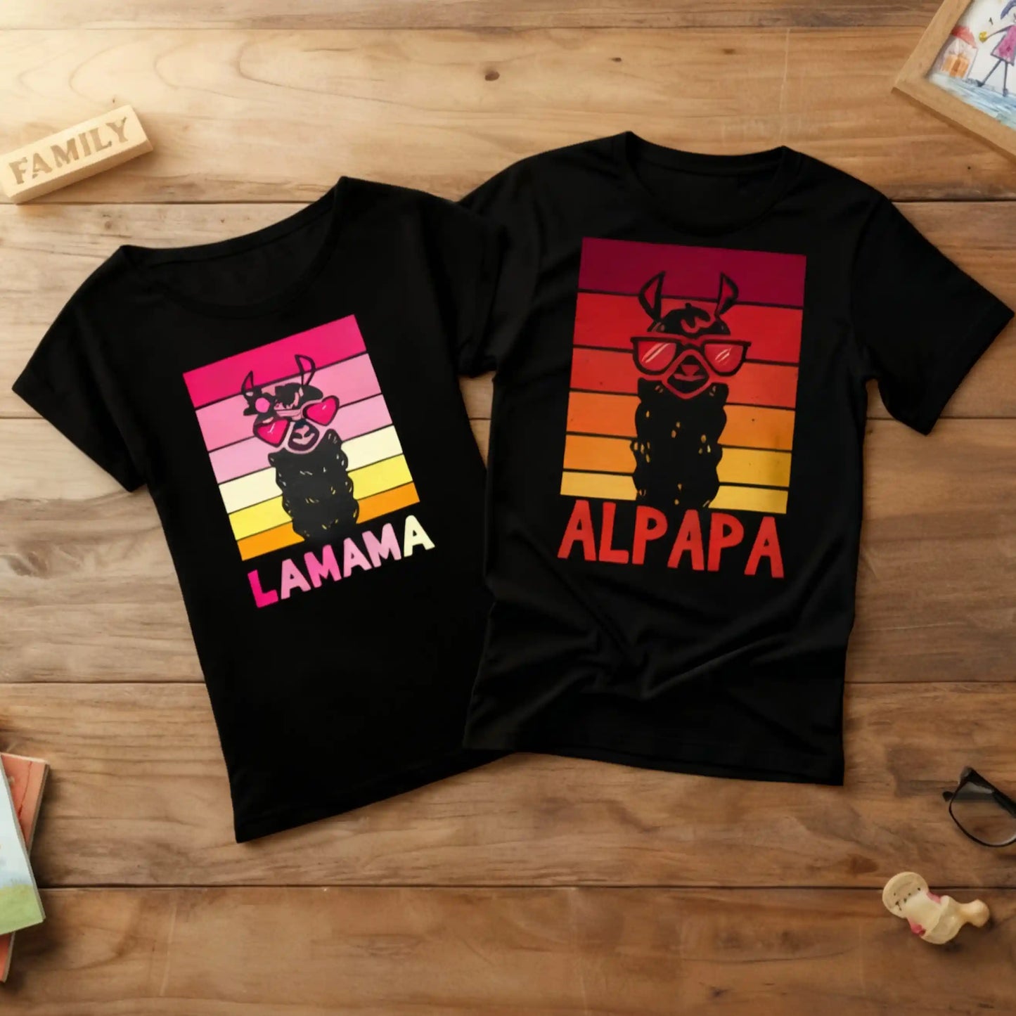 Alpapa & Lamama Shirt-Set