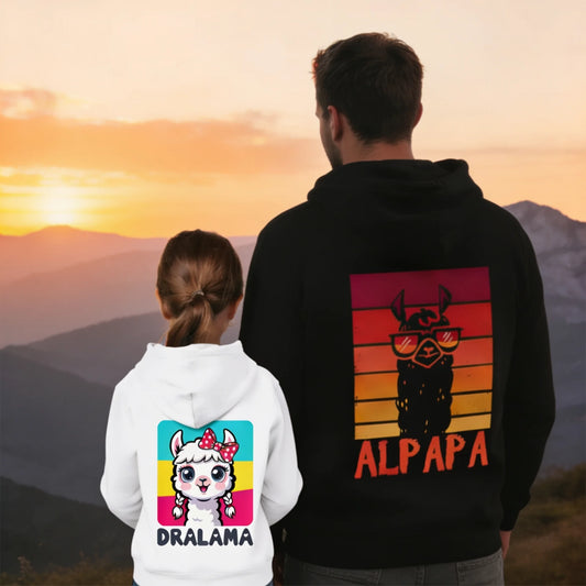Papa & Tochter Hoodie-Set