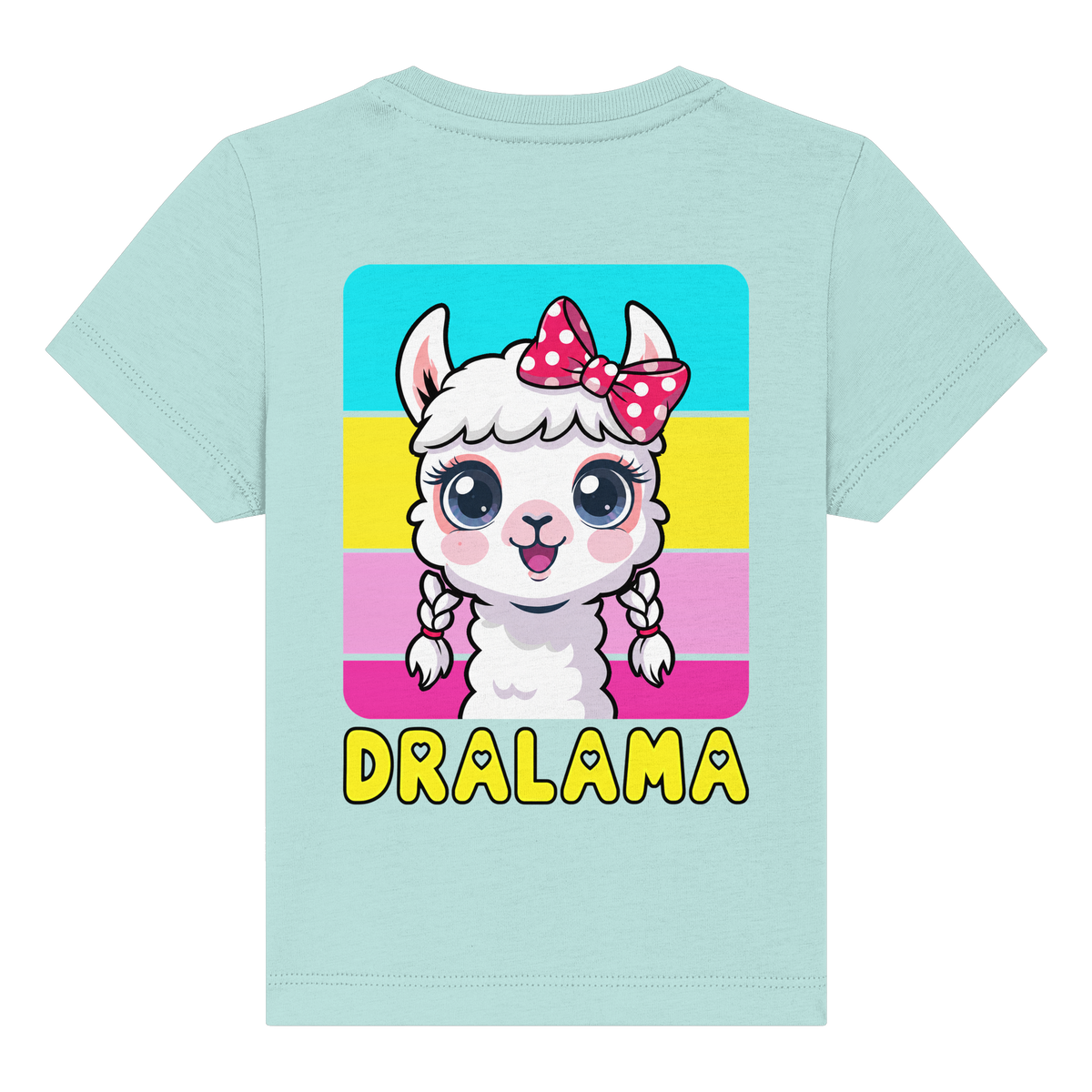 DRALAMA® Backprint Bio-Shirt für Babys