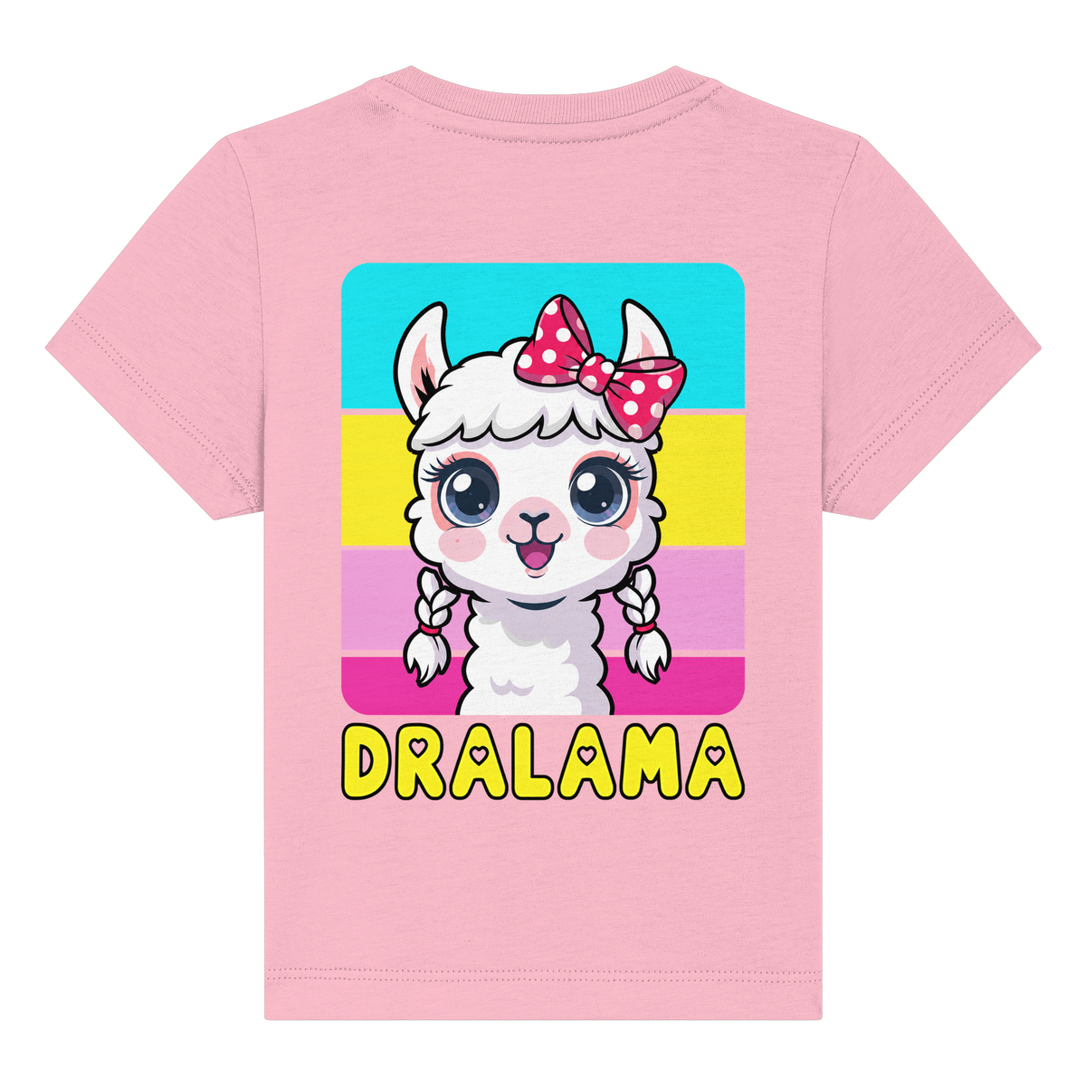DRALAMA® Backprint Bio-Shirt für Babys