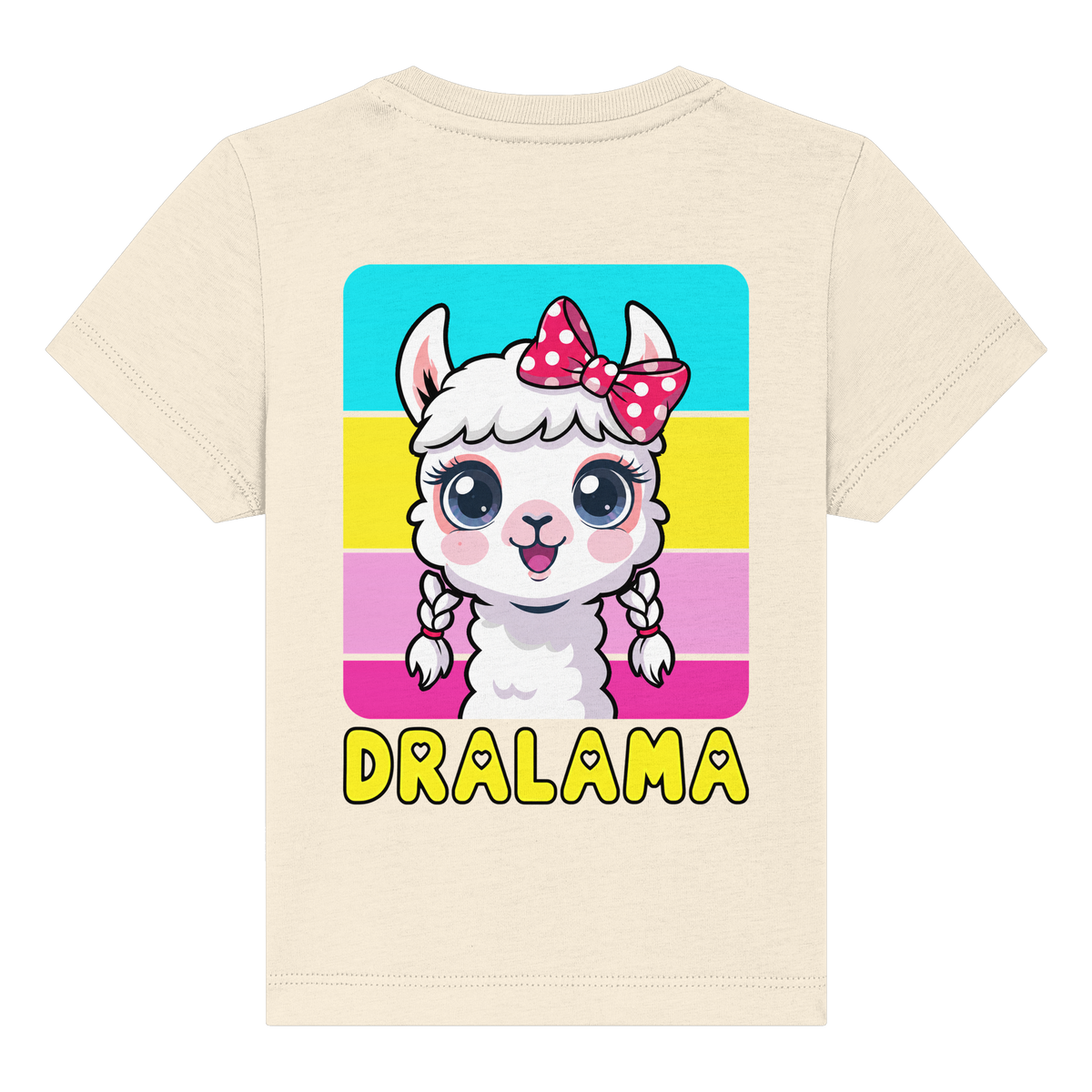DRALAMA® Backprint Bio-Shirt für Babys