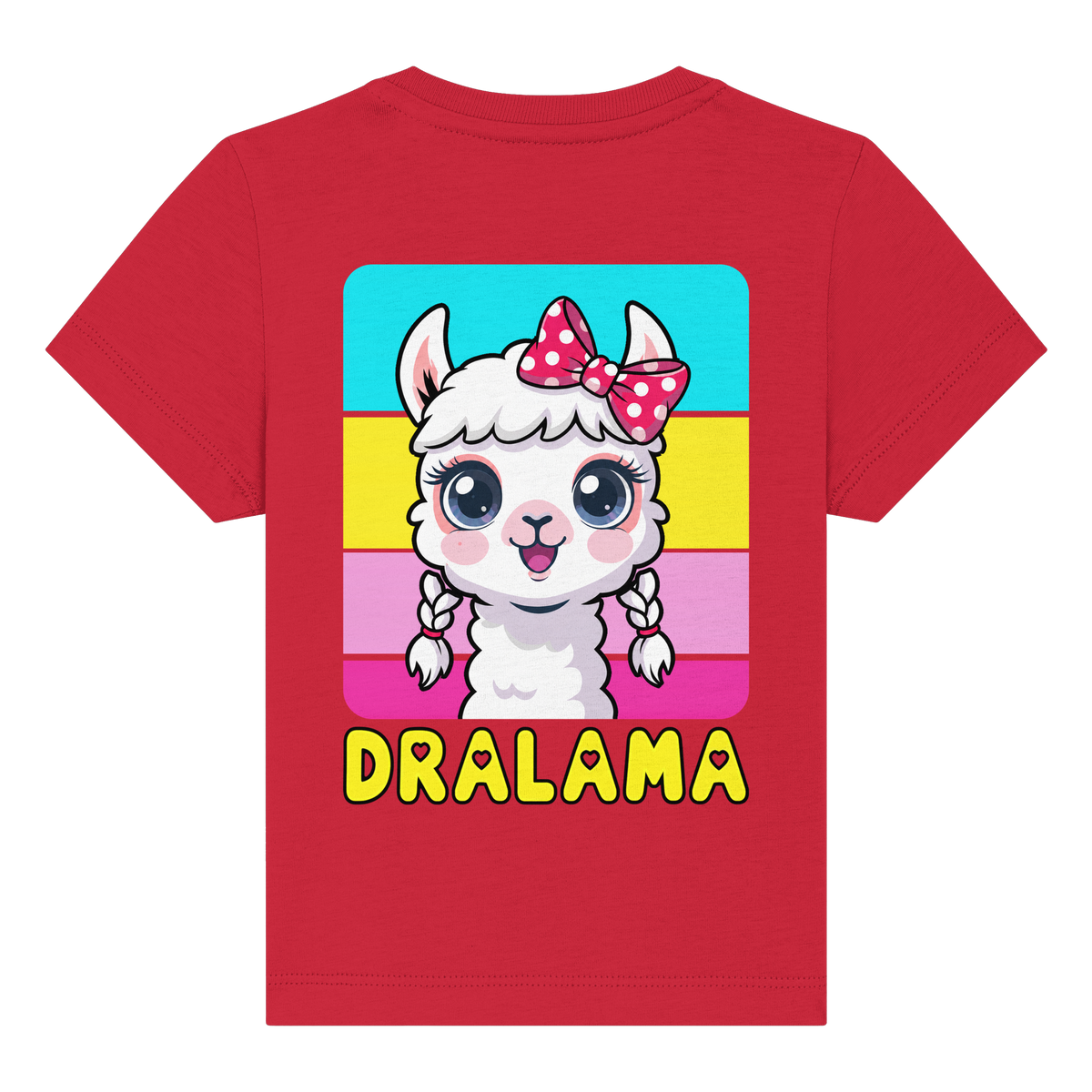 DRALAMA® Backprint Bio-Shirt für Babys