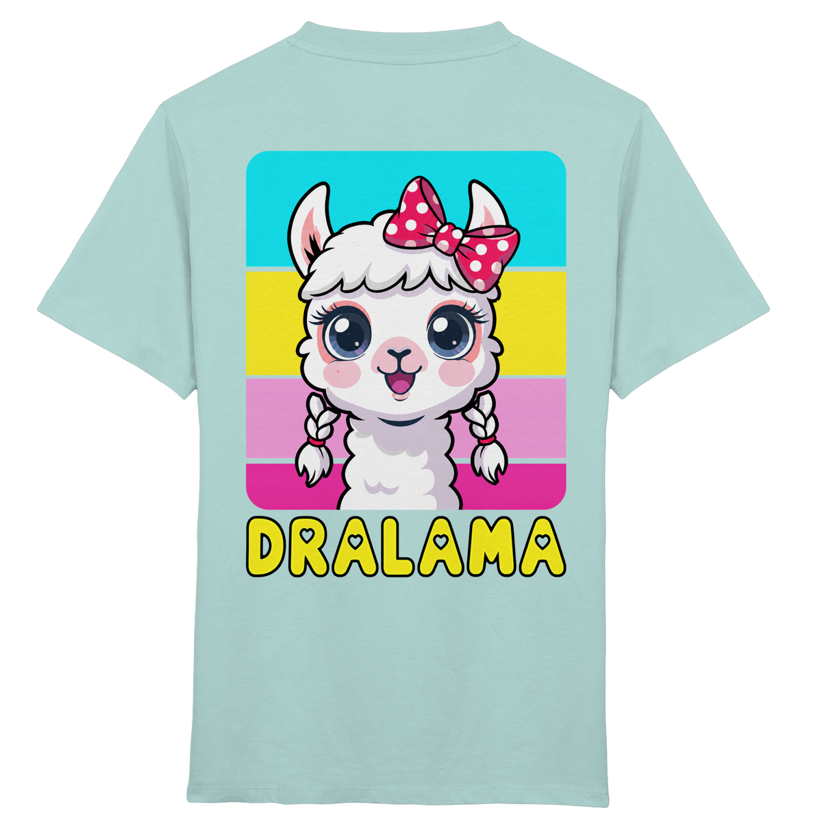 DRALAMA® Backprint Bio-Shirt für Mädchen