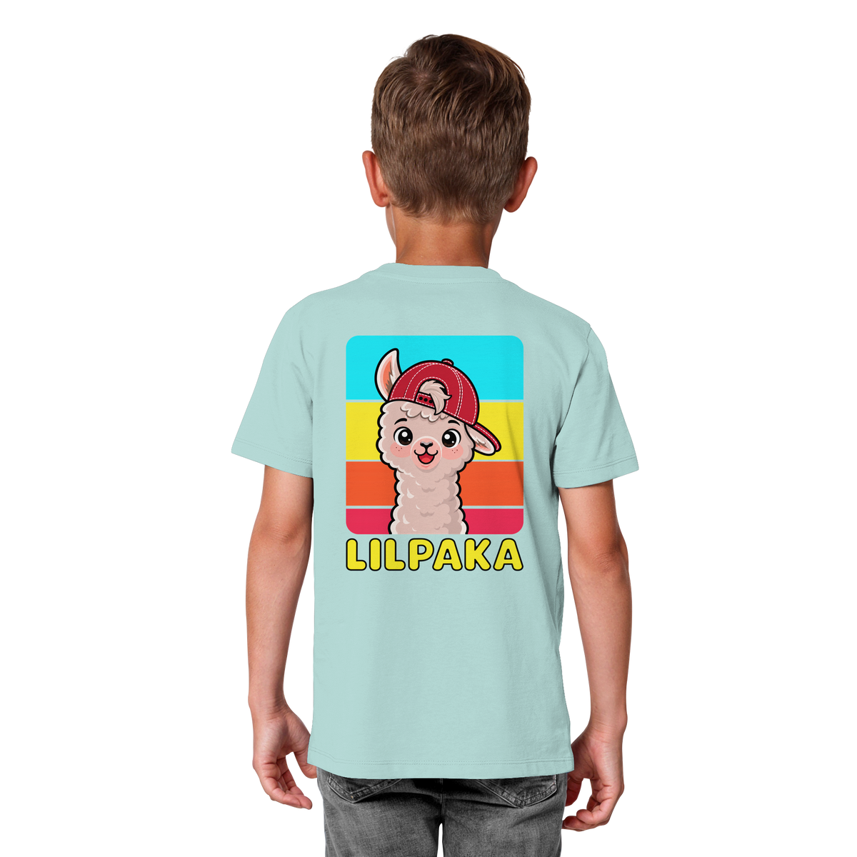 LILPAKA® Backprint Bio-Shirt für Jungs