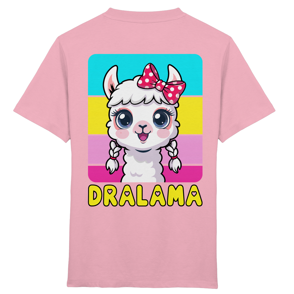 DRALAMA® Backprint Bio-Shirt für Mädchen