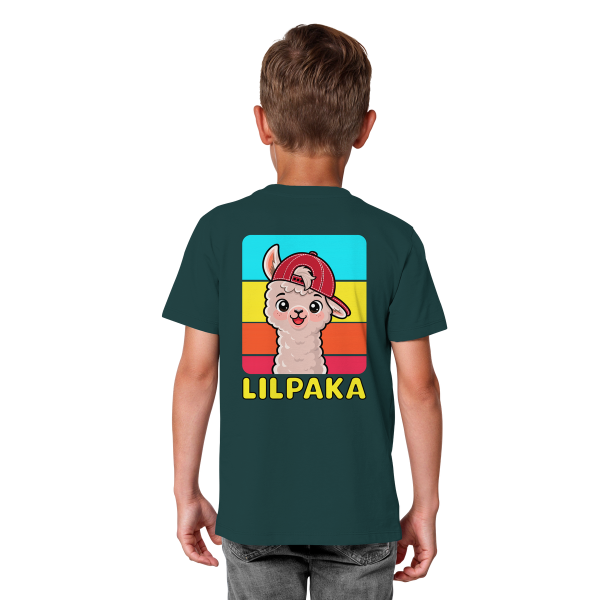LILPAKA® Backprint Bio-Shirt für Jungs
