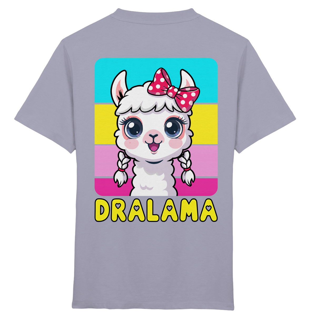 DRALAMA® Backprint Bio-Shirt für Mädchen