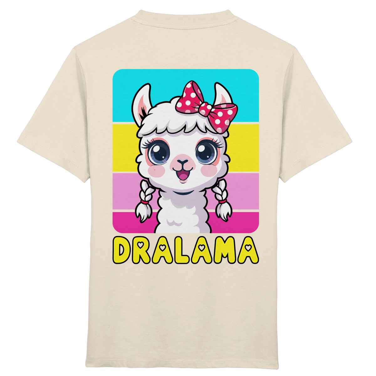 DRALAMA® Backprint Bio-Shirt für Mädchen