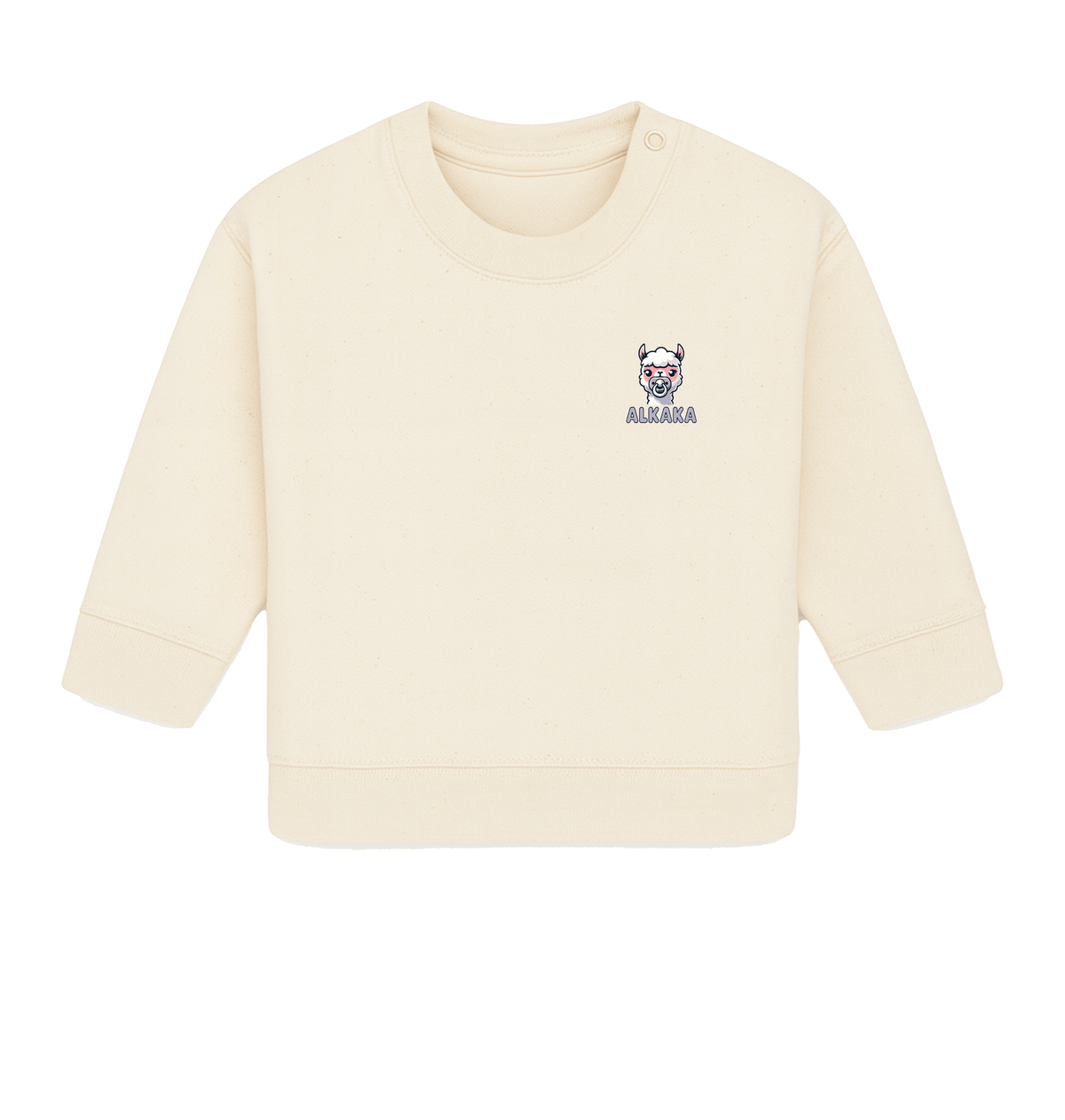 Natural Raw Printed Kids Jumper Front