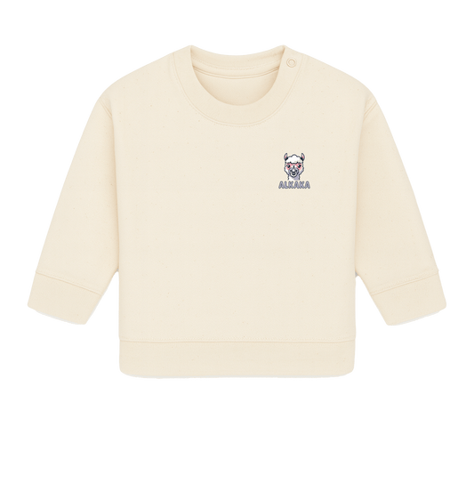 Natural Raw Printed Kids Jumper Front